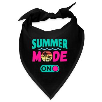 Sommermodus Ein - Bandana - Schwarz - Vorne