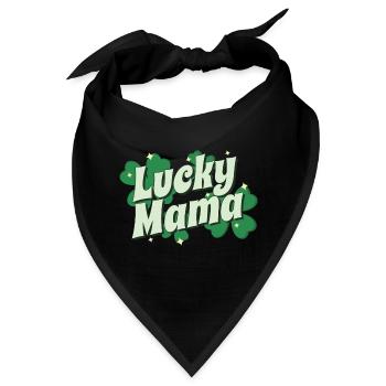 St. Patrick's Day Geschenk Shamrock Irische Frauen - Bandana - Schwarz - Vorne