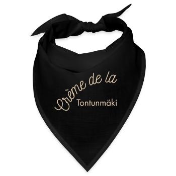 Crème de la Tontunmäki - Bandana - Schwarz - Vorne