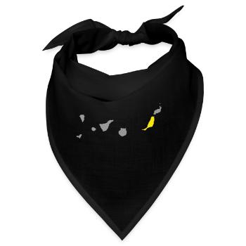 Kanarische Inseln - Bandana - Schwarz - Vorne