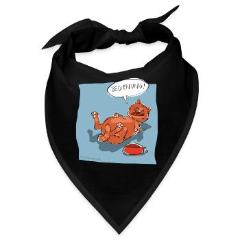 Bedienung! - Bandana - Schwarz - Vorne