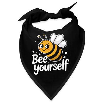 Honigbiene Imker Bienen Biene - Bandana - Schwarz - Vorne