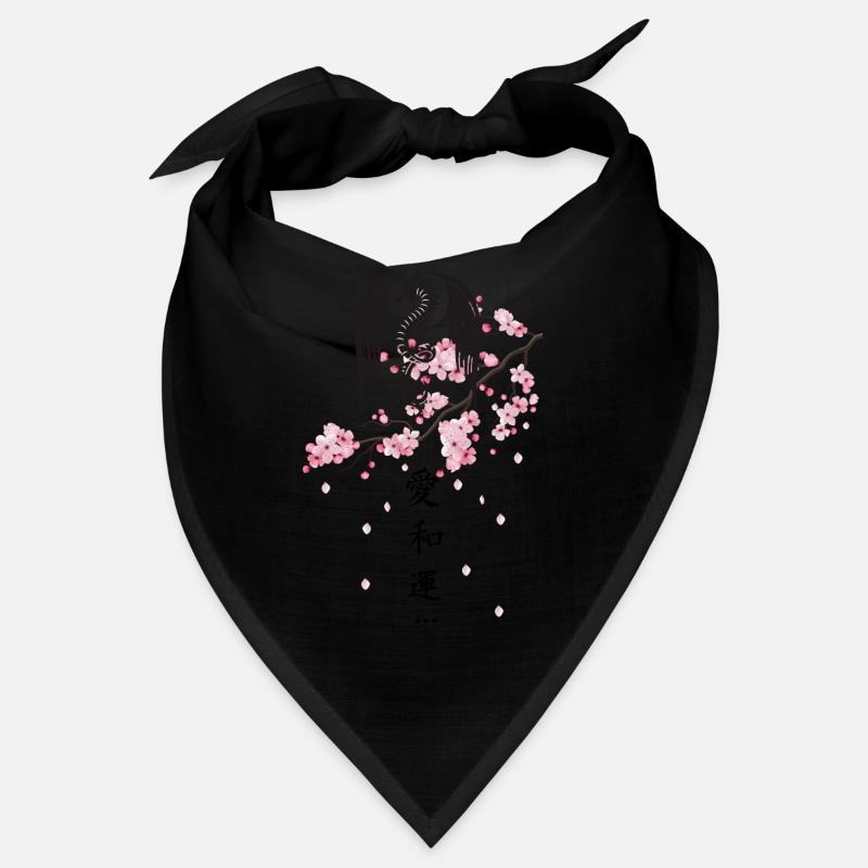 japonais - Bandana - noir