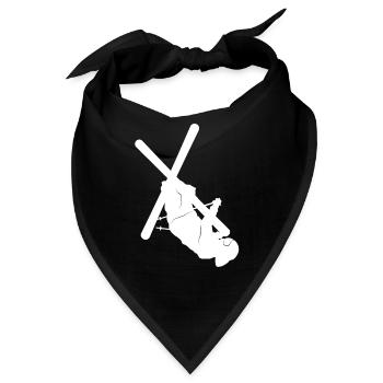Skifahrer Trick - Berge - Wintersport - Sprung - Bandana - Schwarz - Vorne