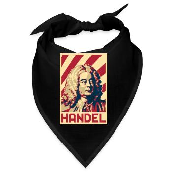 Georg Friedrich Händel - Bandana - Schwarz - Vorne