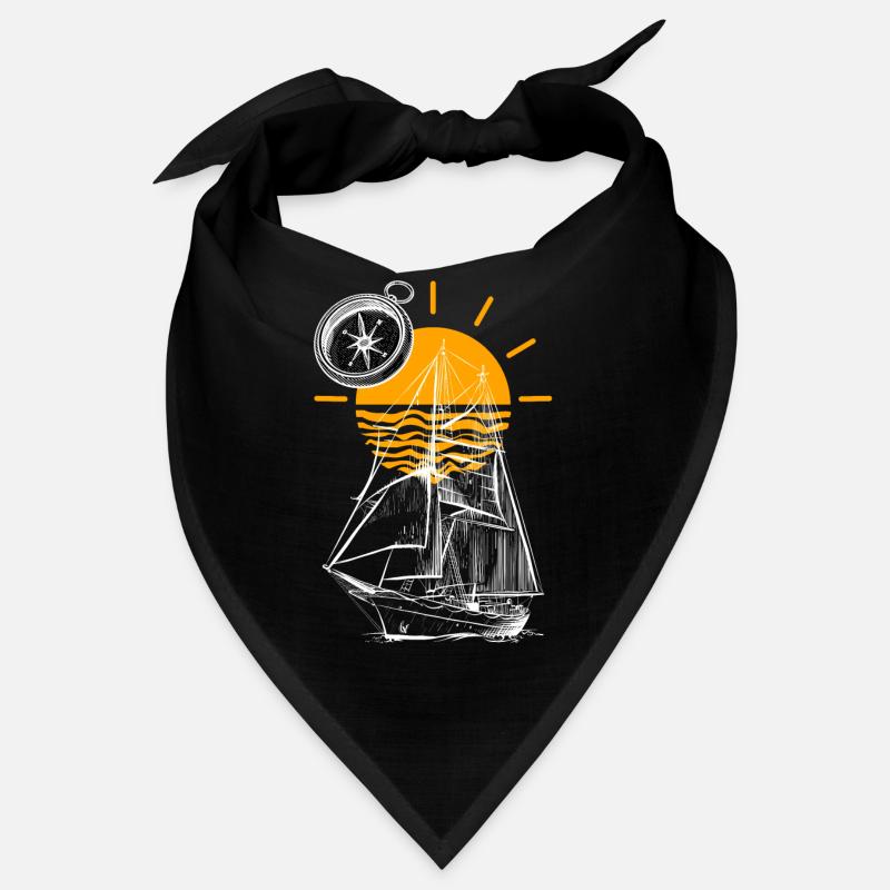 Sailing Ship Sunset Bandana