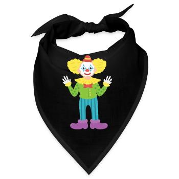 Clown - Bandana - Schwarz - Vorne