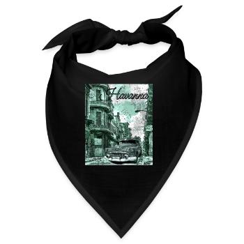Havanna Cuba - Bandana - Schwarz - Vorne