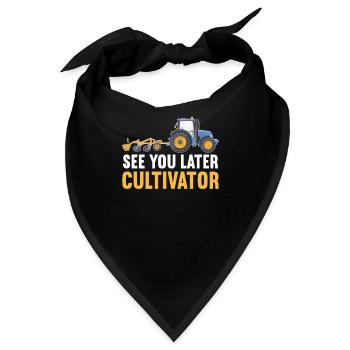 Bis später Kultivator - Bandana - Schwarz - Vorne