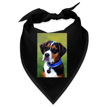 Hunde Bild - Bandana - Schwarz - Vorne