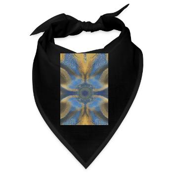 Formen und Muster - Bandana - Schwarz - Vorne