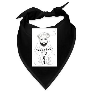 Jungfrau Sternzeichen - Bandana - Schwarz - Vorne