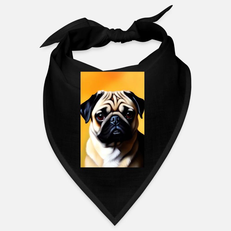Mops Hund Bandana