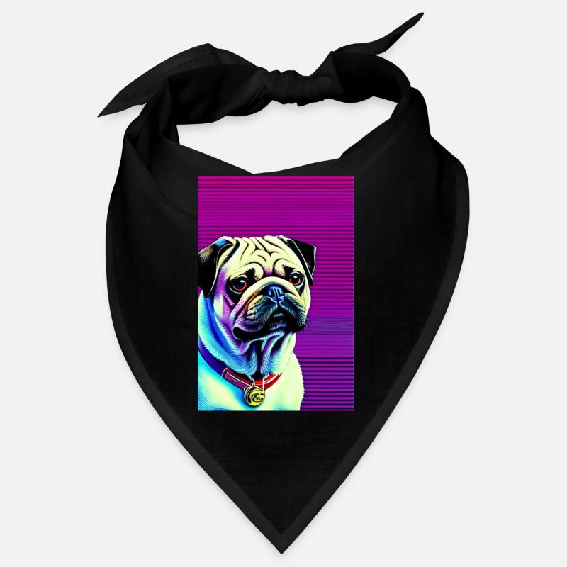 Pug Dog Bandana