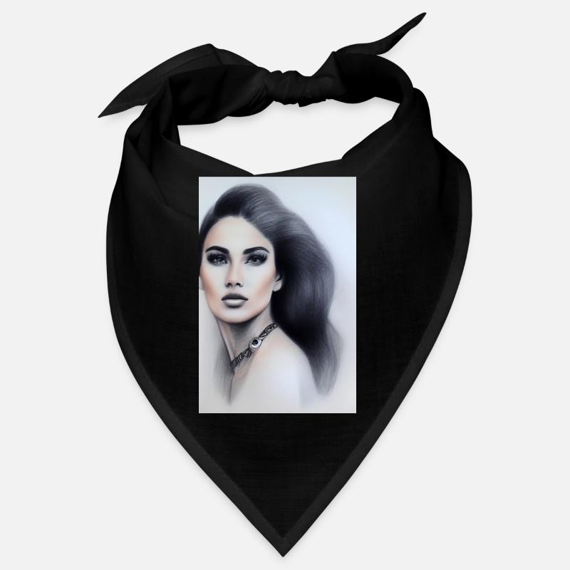 Femme avec des bijoux Bandana