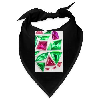 Edelsteine - Bandana - Schwarz - Vorne