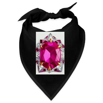 Edelstein - Bandana - Schwarz - Vorne