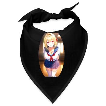 Senpai Schoolgirl - Bandana - Schwarz - Vorne