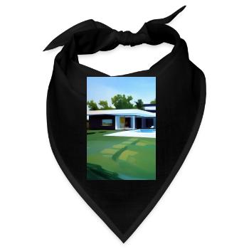 Weiße Villa mit Pool - Bandana - Schwarz - Vorne