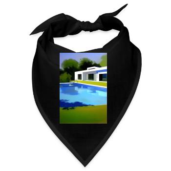Weiße Villa mit Pool - Bandana - Schwarz - Vorne