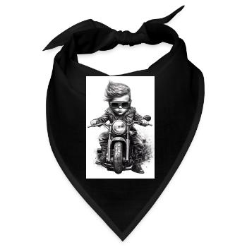 Junior Biker - Bandana - Schwarz - Vorne