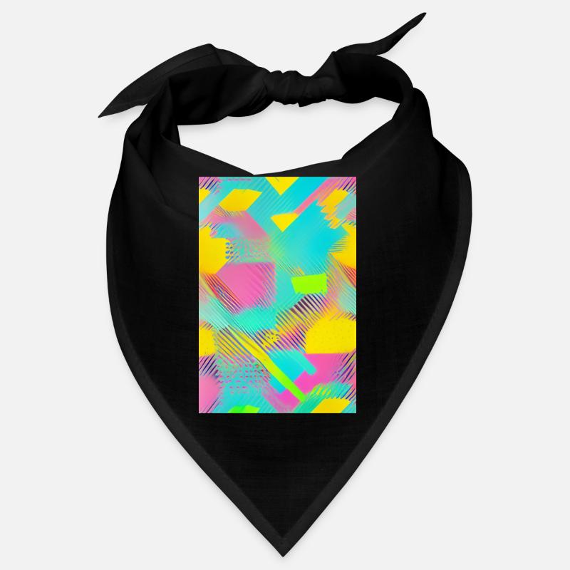 Retro Muster Bunt Bandana