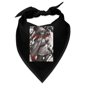 Episches filmisches Anime-Poster - Bandana - Schwarz - Vorne