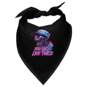 Untote Halloween T-Shirts: Zombie Walking Undead Party - Bandana - Schwarz - Vorne