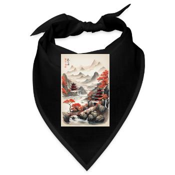 China - Bandana - Schwarz - Vorne