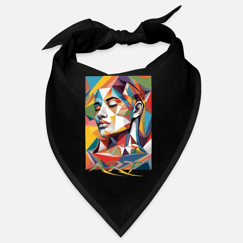 Moderne Gesichts Kunst Bandana