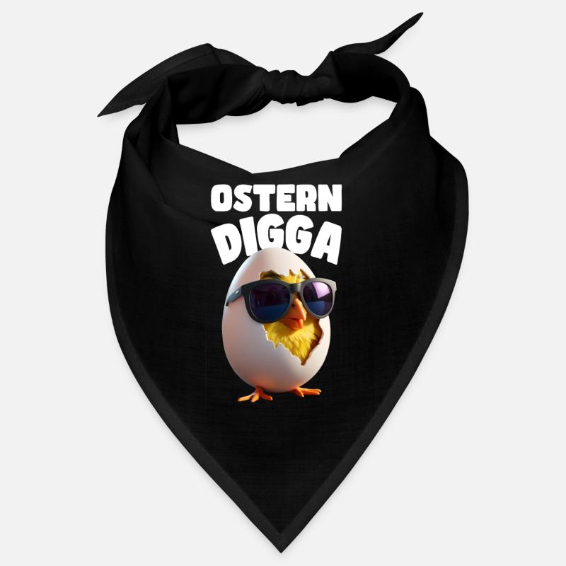 Funny Easter Digga Design with Chick and Egg Bandana