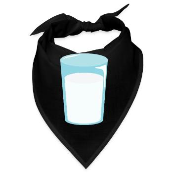 Glas Milch - Bandana - Schwarz - Vorne