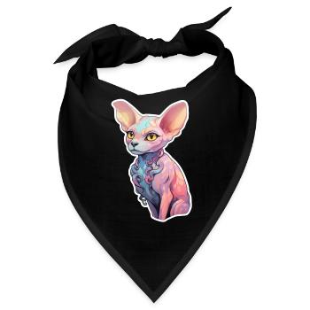 Sphinx-Katze - Bandana - Schwarz - Vorne