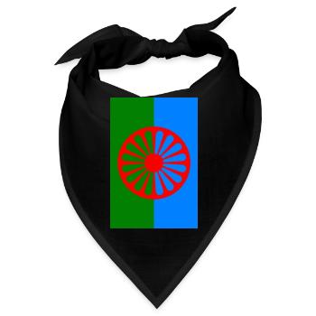 115552801 179234121 Roma-Flagge 2 - Bandana - Schwarz - Vorne