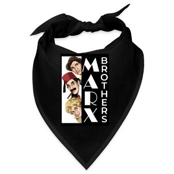 MARX BROTHERS Casablanca - Bandana - Schwarz - Vorne