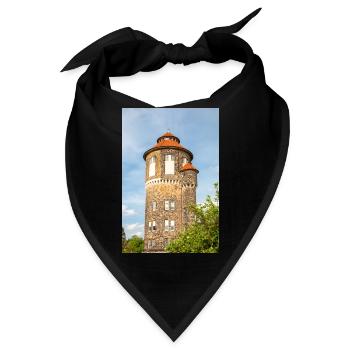 Wasserturm Bahnwasserturm Osnabrück - Bandana - Schwarz - Vorne