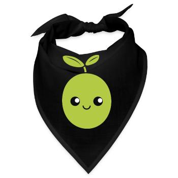 Olive - Bandana - Schwarz - Vorne