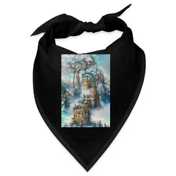 Winter Wonderland Schloss Winter Wonderland Castle - Bandana - Schwarz - Vorne