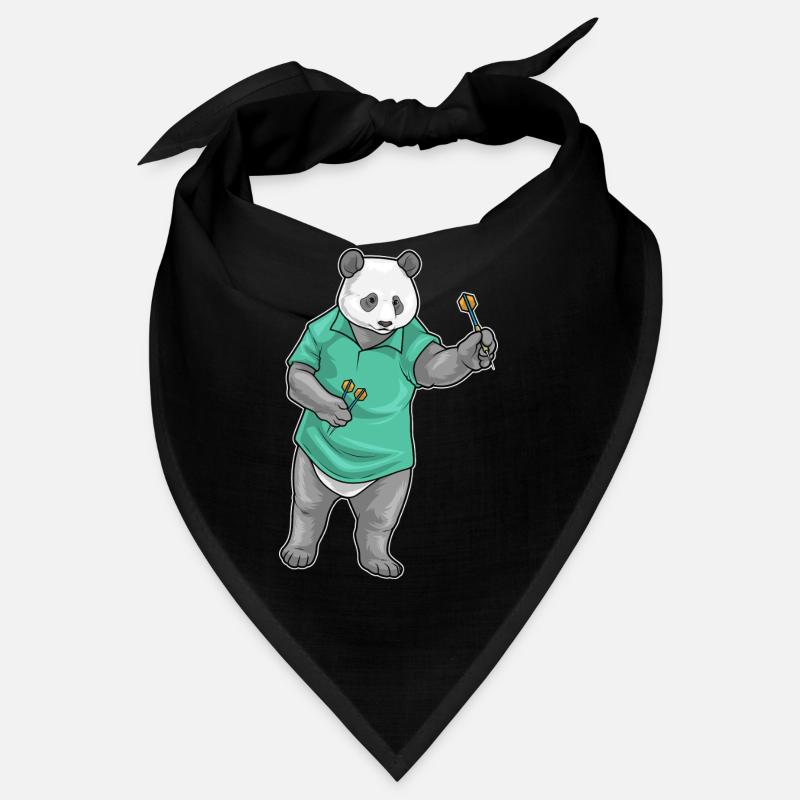 Panda Dart Dartpfeil Bandana
