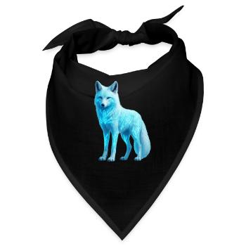 Mystic Fox - WiederWilderLeben - Bandana - Schwarz - Vorne