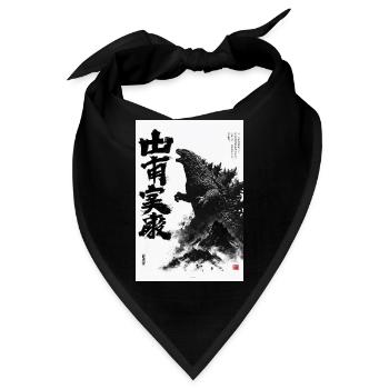 Monstertinte der Zerstörung - Bandana - Schwarz - Vorne