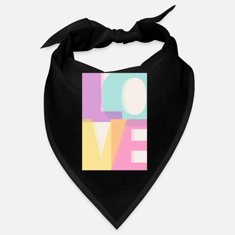 AMOUR Pastel Bandana