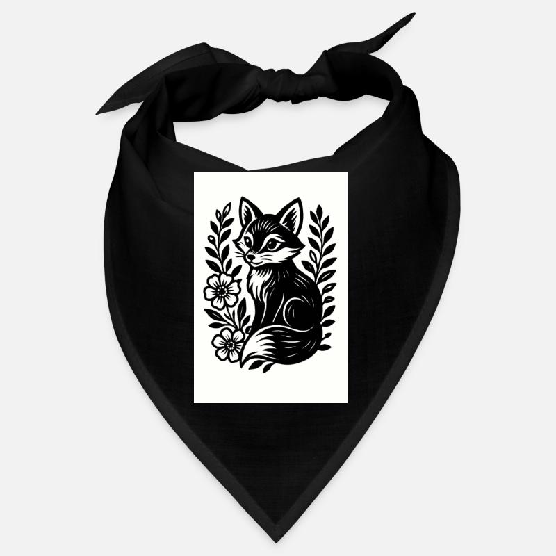 Fuchs im Blütenreigen Bandana