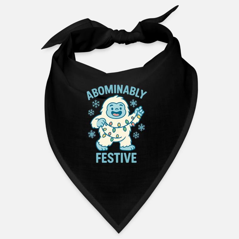 Abominablement festif – Noël Yéti Bandana