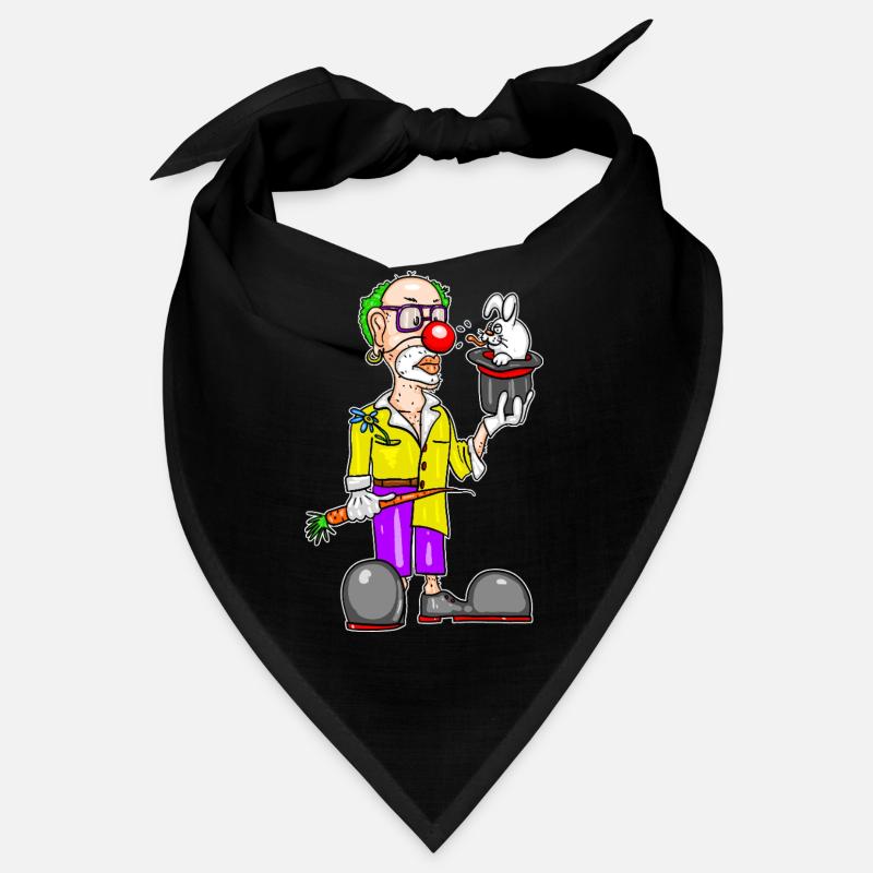 Clown & Rabbit – Funny Magic Cartoon Bandana