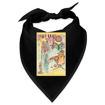 Traumvögel-Edikt - Bandana - Schwarz - Vorne