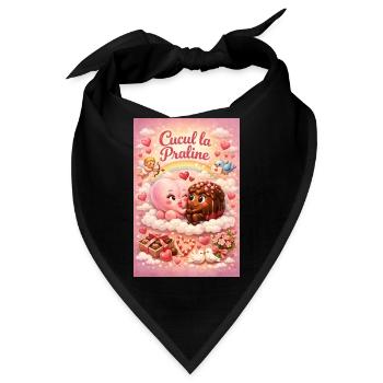 Cucul la praline - Bandana - Schwarz - Vorne