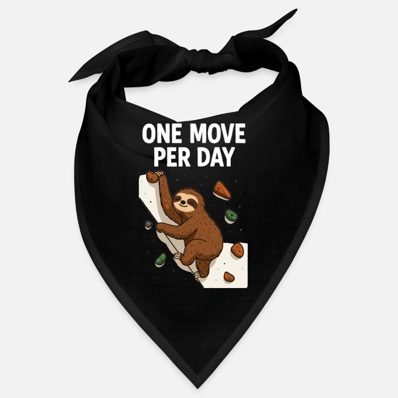 Faultier Bouldern: One Move Per Day Design Bandana