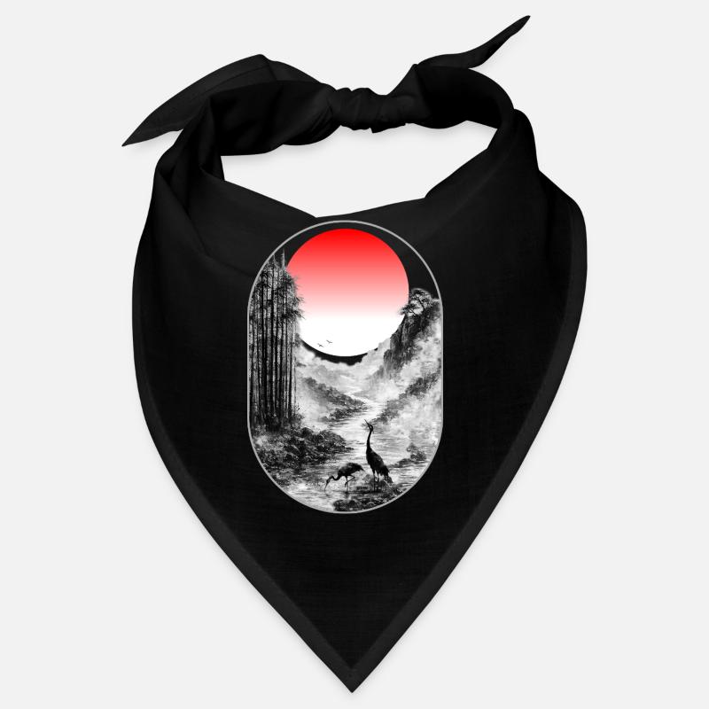 Silent Valley | Oriental Deep Nature Painting Bandana