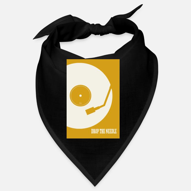 Drop The Needle Turntable Poster Bandana